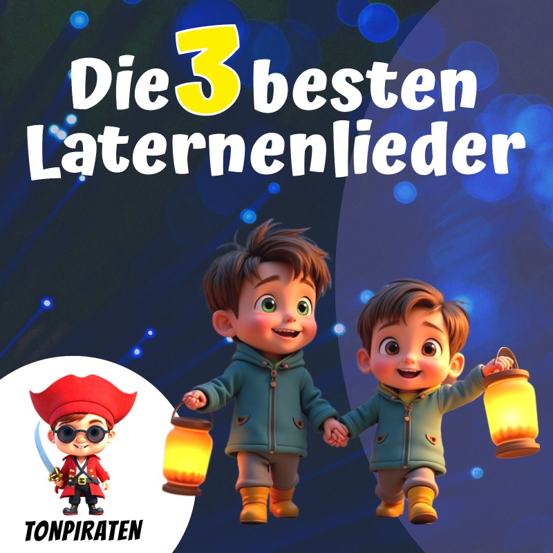 Cover von Tonpiraten Die drei besten Laternenlieder