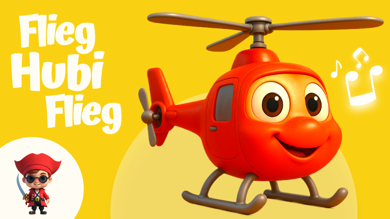 Flieg Hubi flieg – Hubschrauber Kinderlied